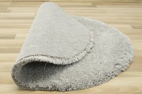 Protišmykový koberec Pleasure 74 Shaggy sivý