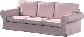 Poťah na sedačku Ektorp (rozkladacia, pre 3 osoby) NOVÝ MODEL 2013 farba produktu ružová látka zapletaná