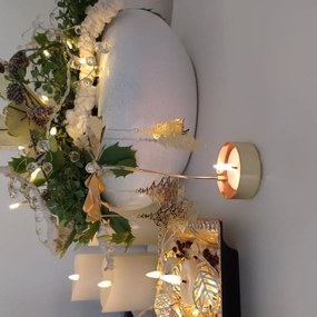 DECOLED Andělské zvonění, 8 x 13 cm, stromečky, zlaté