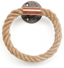 Držiak uteráka 16x16 cm béžová/zlatá