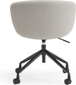 Svetlosivá čalúnená kancelárska stolička Add – Teulat