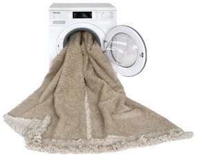 Béžový bavlnený koberec 140x200 cm Duetto Sage – Lorena Canals