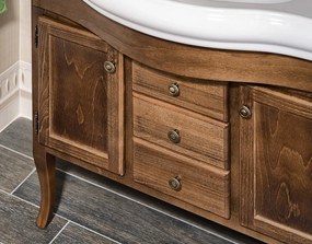 Sapho Sapho, RETRO umývadlová skrinka 89x80x48cm, buk, 1620