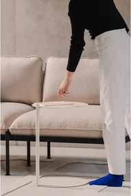 Oceľový okrúhly odkladací stolík 41x40 cm Ande – noo.ma