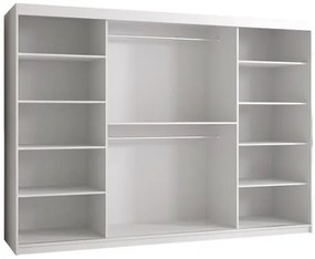 Veľká skriňa Towiro Slim 2 250, Farby: čierna