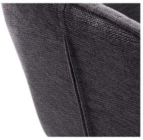 Tmavosivá barová stolička s nastaviteľnou výškou Nolan – Unique Furniture