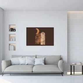 Obraz - Oranžové oblúky N⁰2 (90x60 cm)