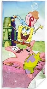 Detská osuška Sponge Bob a Priatelia 70x140 cm