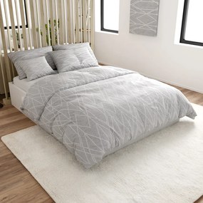 Obliečky z Renforcé bavlny GRAY STRIPES sivé Rozmer obliečky: 70 x 90 cm | 140 x 200 cm