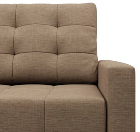 Dvojmiestna pohovka ELMA rozkladacia, cappuccino