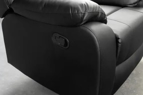 Kreslo Relax 47595 Hollywood - Čierne  - Komfort-nábytok