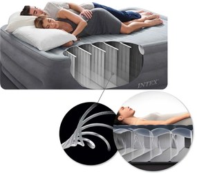 Intex Matrac pre manželskú posteľ s automatickou pumpou - 191x137 cm INTEX 67768