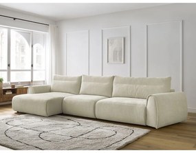 Béžová rohová pohovka Aden – Bobochic Paris