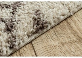Kusový koberec Shaggy  Eza krémový 60x200cm