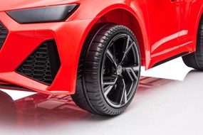 LEAN CARS Audi RS6 Batéria Vozidlo BRD-2118 Červená