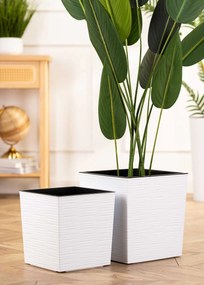 Květináč FLORE RIFLO 24,7x25,6 cm bílý