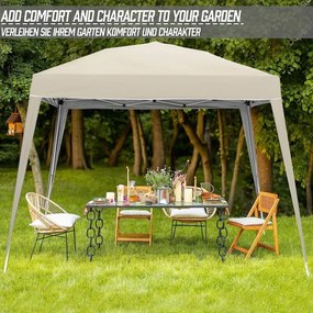 JAGO Záhradný párty stan, 3 x 3 m, béžový
