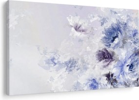 Obraz - Kvety, textúrovaná maľba (90x60 cm)
