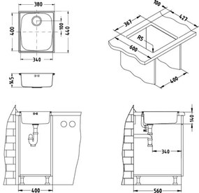 ALVEUS CZ BASIC 10, 380x400 FI 114 - F