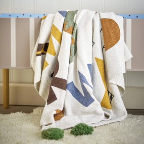 Bloomingville Mini Detská deka z recyklovanej bavlny Memmo