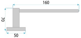 Rea Leo, držiak na toaletný papier, chrómová, REA-88062