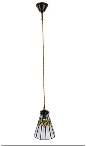 Stropná tiffany lampa vitráž Ø15*115