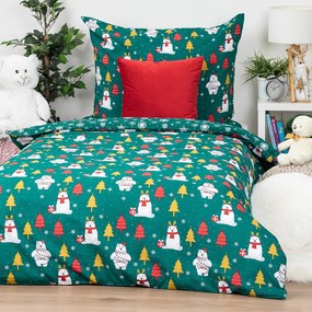 4Home Bavlnené obliečky Polar Bear, 140 x 200 cm, 70 x 90 cm