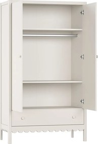 Béžová detská šatníková skriňa 110x190x55 cm Swingo – Vipack