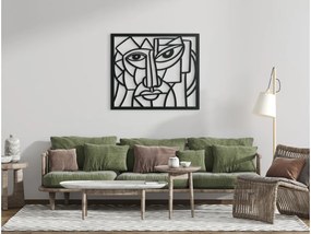 drevko Abstraktný obraz na stenu Starý pán Rozmer obrazu: 32 x 37 cm, Farba dekorácie: Čierna
