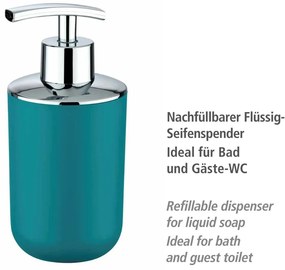 Petrolejovomodrý dávkovač na mydlo Wenko Brasil Petrol