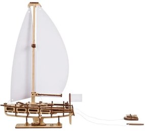 Ugears 3D drevené mechanické puzzle Jachta The Ocean Beauty
