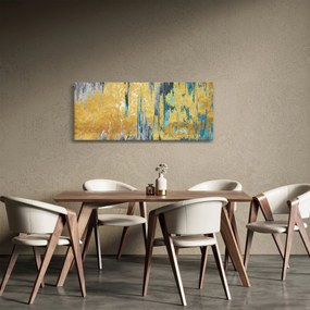 Obraz - Zlatý design (120x50 cm)