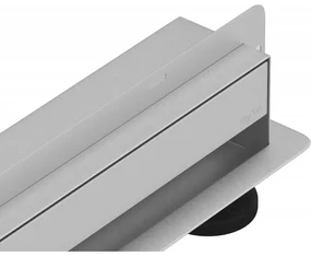 Mexen Flat nerezový sprchový žľab na stenu 60 cm vzor WALL, 1030060