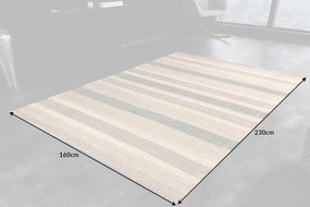 Dizajnový koberec Panay 230 x 160 cm béžovo-hnedý - konope