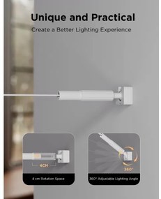 Govee - LED RGBICWW závesný LED pás/36W/24V 4 m Skyline Matter Wi-Fi