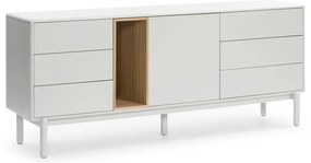 Krémovobiela komoda 180x76x40 cm Corvo – Teulat