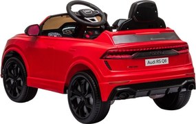 LEAN CARS Elektrické autíčko Audi RS Q8 LED MP3 diaľkové ovládanie červené