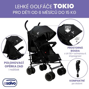 Asalvo TOKIO golfový kočík 6m-15kg black