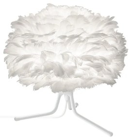 Biely polohovací stojan tripod na svietidlá UMAGE, výška 18,6 cm