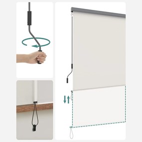 Zvislá markíza 1,4 x 2,5 m, béžová