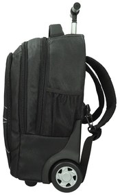 Školská taška koliesková UEFA Black 531417