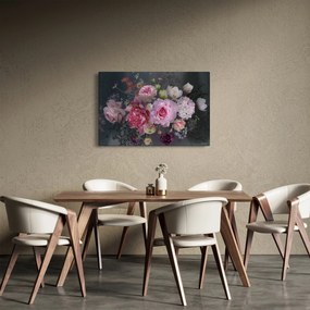 Obraz - Záhradné kvety (90x60 cm)