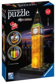 Ravensburger 3D LED puzzle stavba (Big Ben v noci)  (100356473)