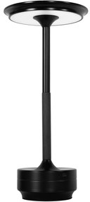 Toolight Toolight, bezdrôtová USB dotyková nočná lampa APP1371-T, čierna matná, OSW-08635