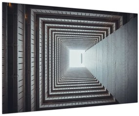 Obraz - Pohľad zvnútra budovy (90x60 cm)