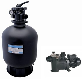 Filtračná jednotka Azur KIT 480 9m3/hod na základni s čerpadlom Preva