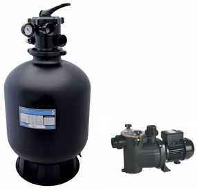 Filtračná jednotka Azur KIT 560 12m3/hod na podstavci s čerpadlom Preva