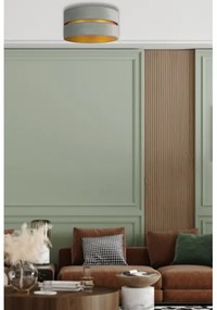 Duolla - Stropné svietidlo DUO 1xE27/15W/230V svetlo pr. 40 cm zelená/zlatá