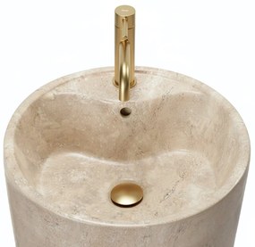 Rea Anya Savana Matt, voľne stojace umývadlo 840x450x450 mm, imitácia kameňa, REA-U3614