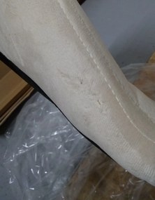 AKCIA Béžové kancelárske kreslo AVOLA VELVET II. akosť